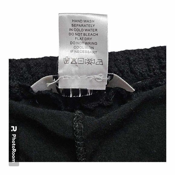 Juniors dizzylizzy Black Lace Shorts Size Large - Picture 6 of 9